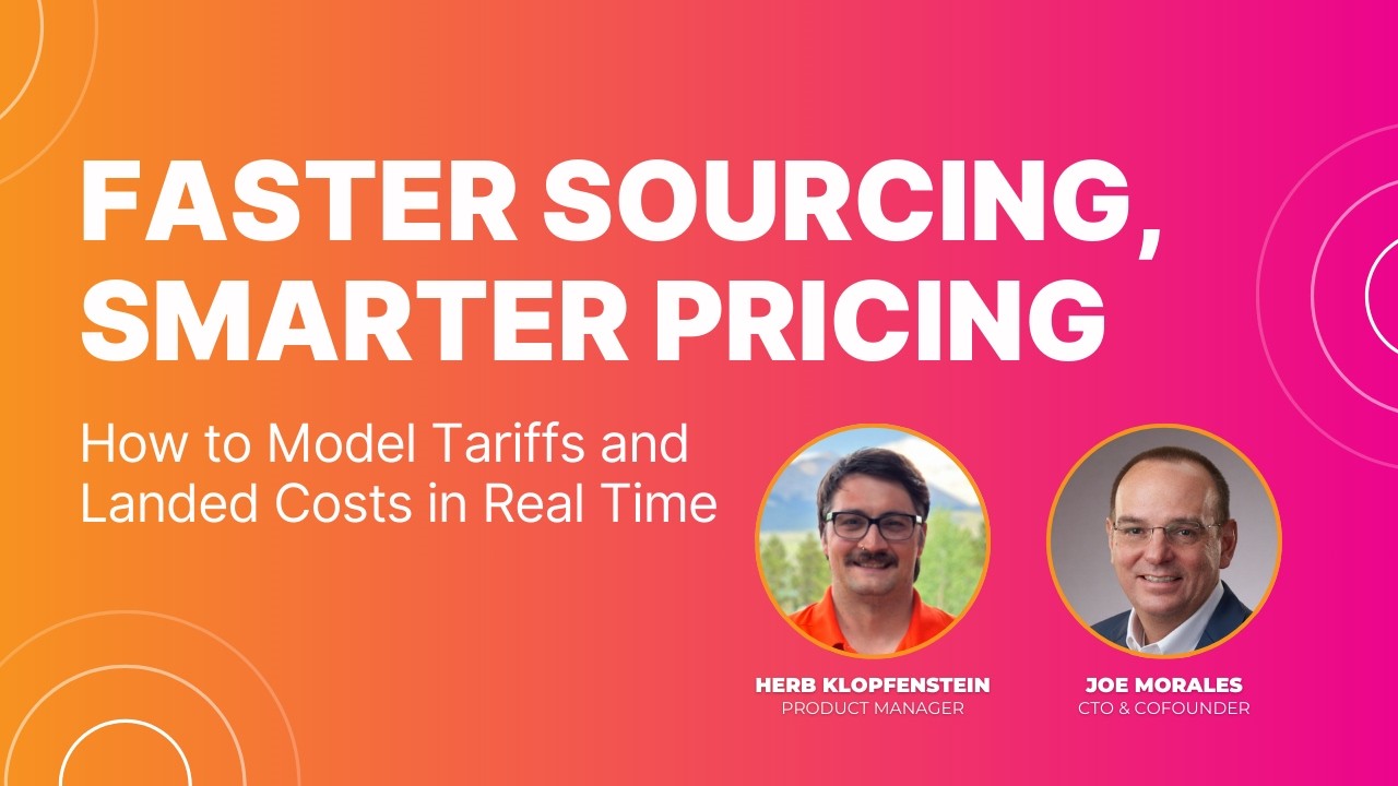 Webinar Replay: Faster Sourcing, Smarter Pricing