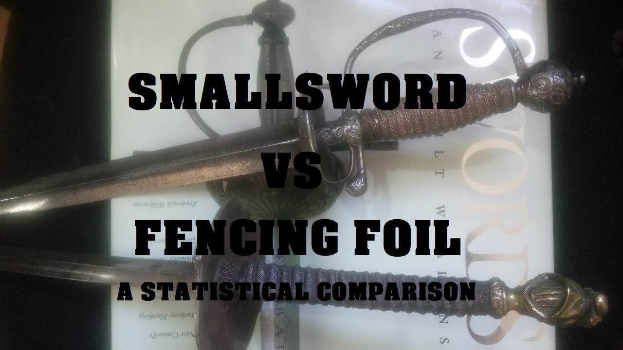 Fencing Foils Compared to Smallswords & Épée
