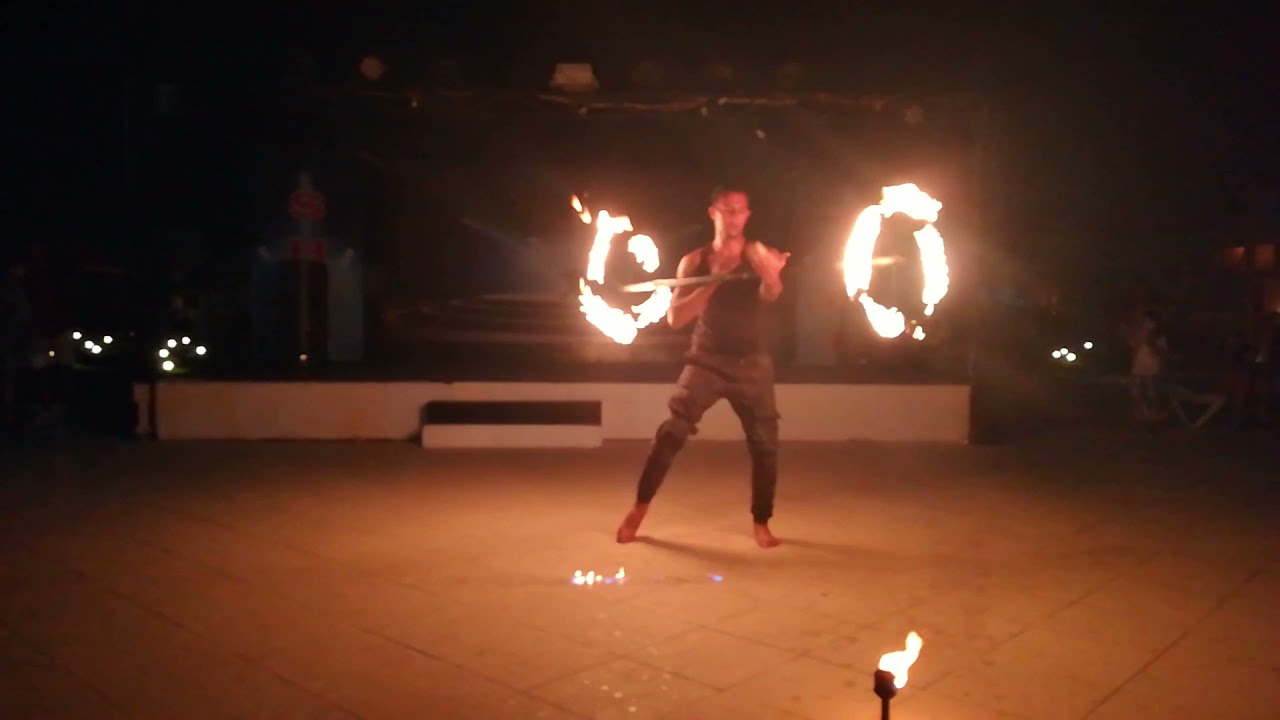 Fire Show At Jasmine Palace Resort And Spa Hurghada
