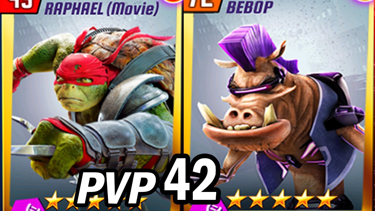 TMNT Legends PVP #42 (Raphael The Movie & Bebop)