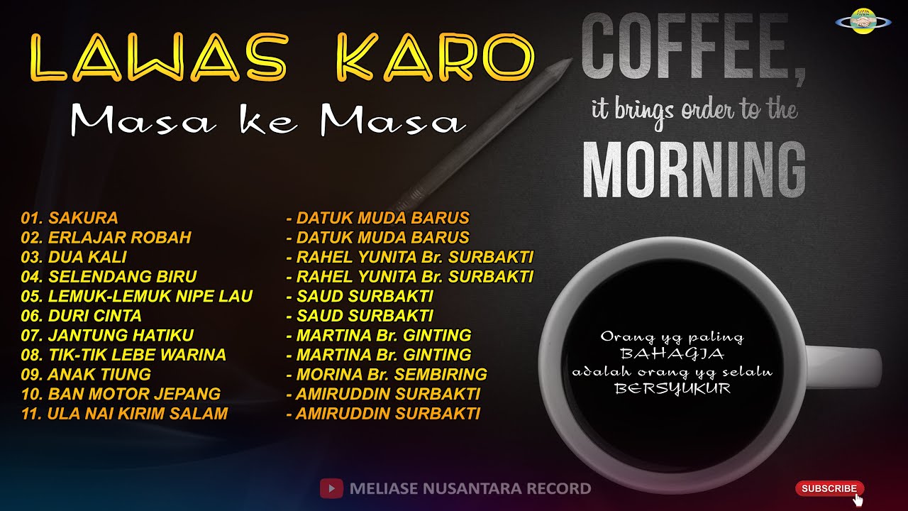 LAGU KARO MASA KE MASA