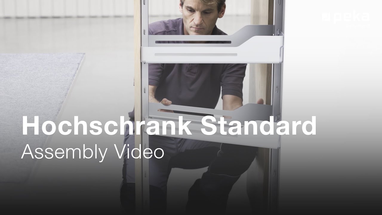 peka Assembly Video Larder Unit Hochschrank Standard