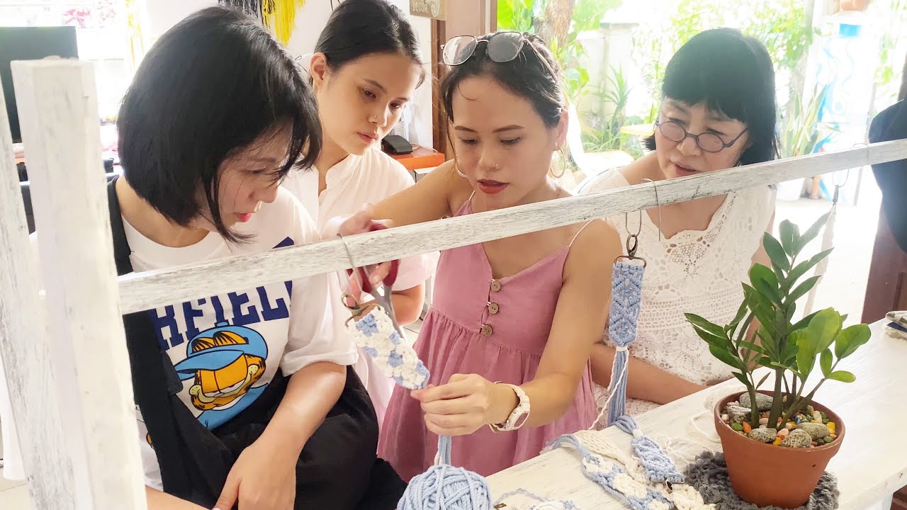 Macrame Workshop in Hoi An VietNam | Express Class, Macrame Keychain 24/6/2023 | Lit Decor