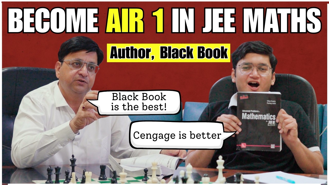 Maths AIR 1 OG Strategy by Black Book Author | Nishant Jindal, Pankaj Joshi sir