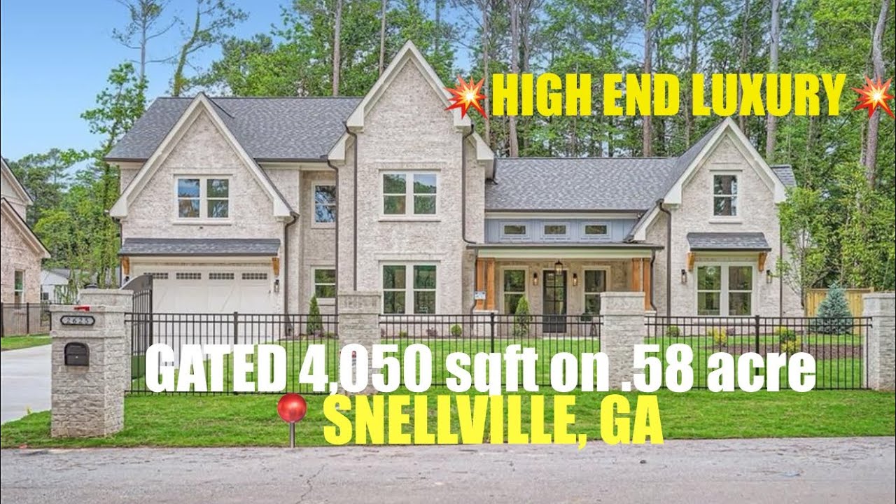 💥INSANE Gated Estate in Snellville, GA | What Do You Think of This Luxury Property?👀