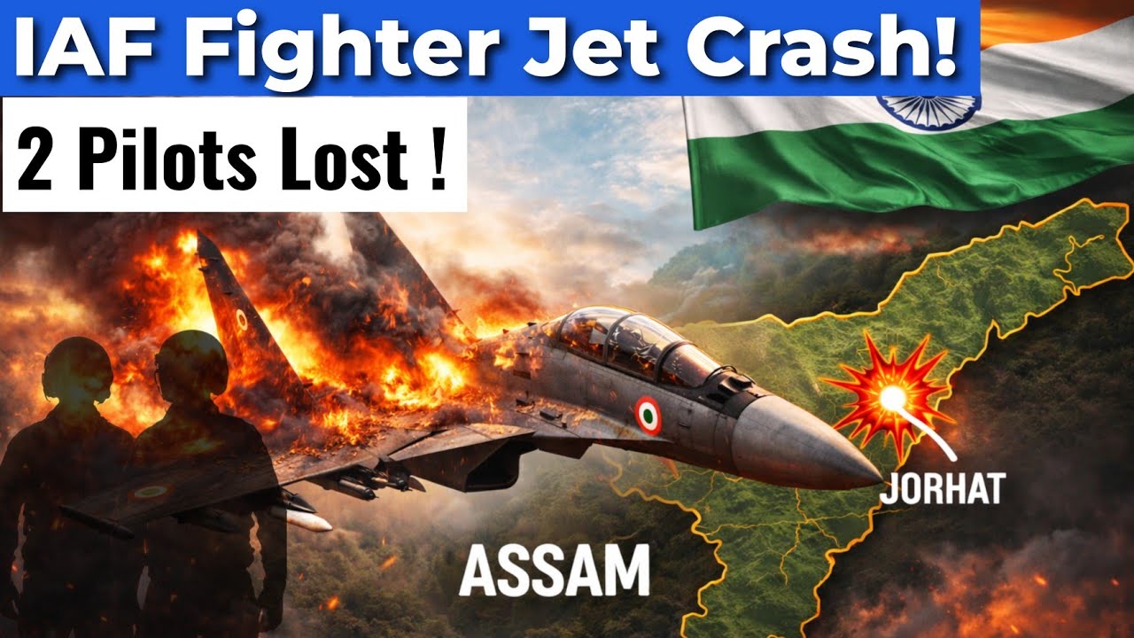 IAF Su-30MKI Crash in Assam Explained | Jorhat Fighter Jet Accident 