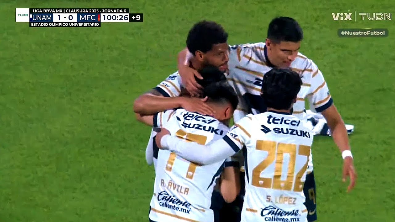 Todos los Goles de Pumas en el Clausura 2025