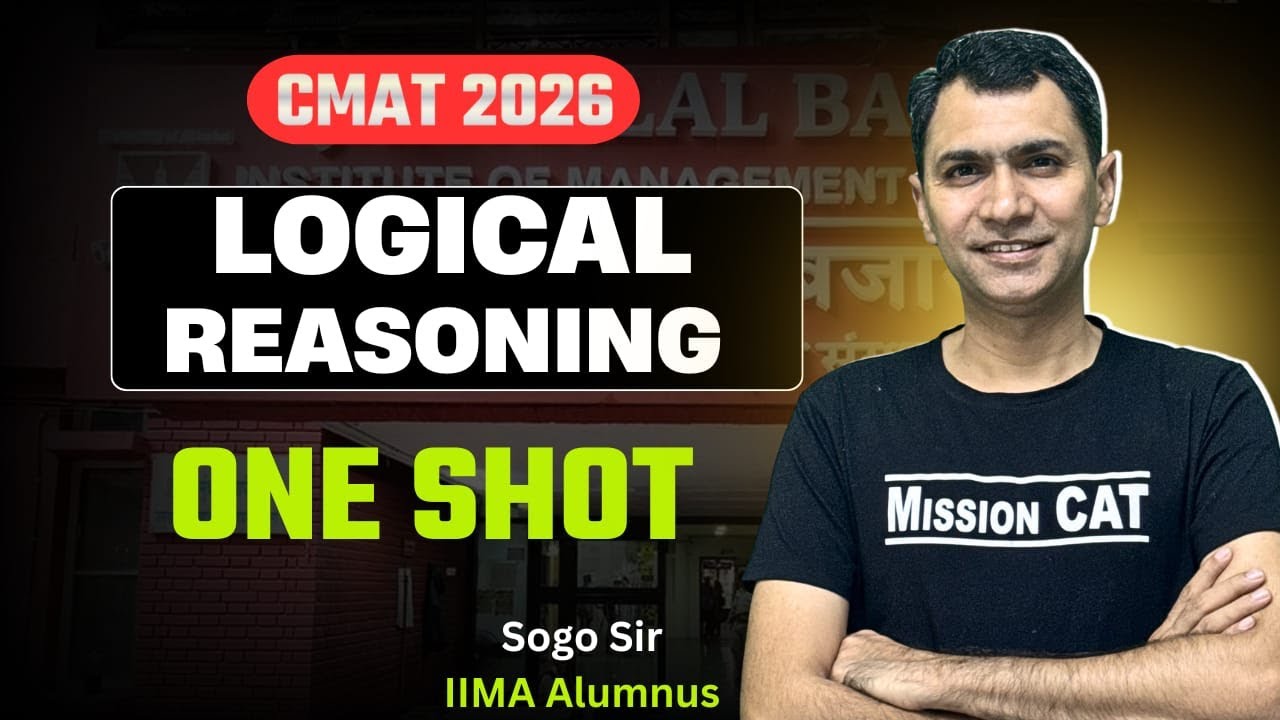 Logical Reasoning In One Short | CMAT 2026 | Mission CAT # cmat2026