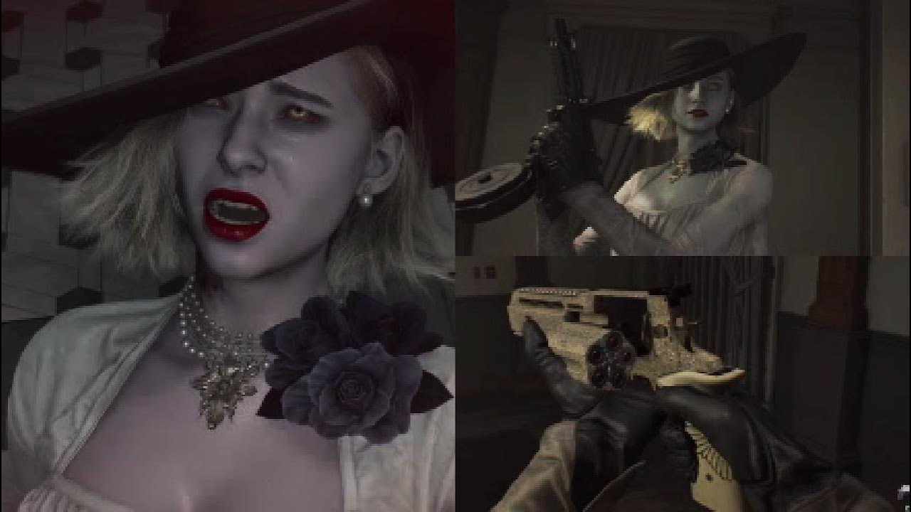 Resident Evil Requiem Dimitrescu Grace Checking Ammo Animation Freya's Needle and Titular Magnum