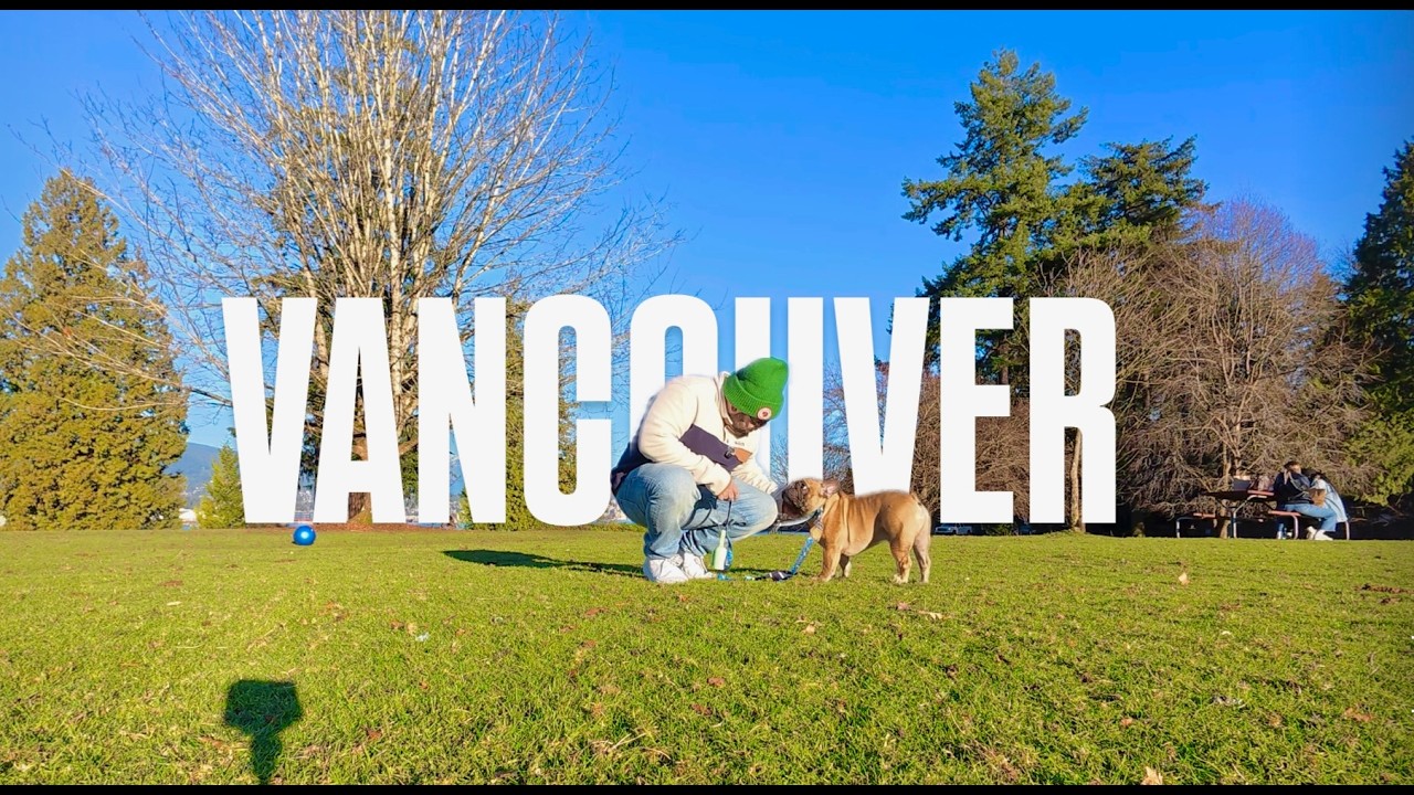 Um sábado de sol no inverno de Vancouver