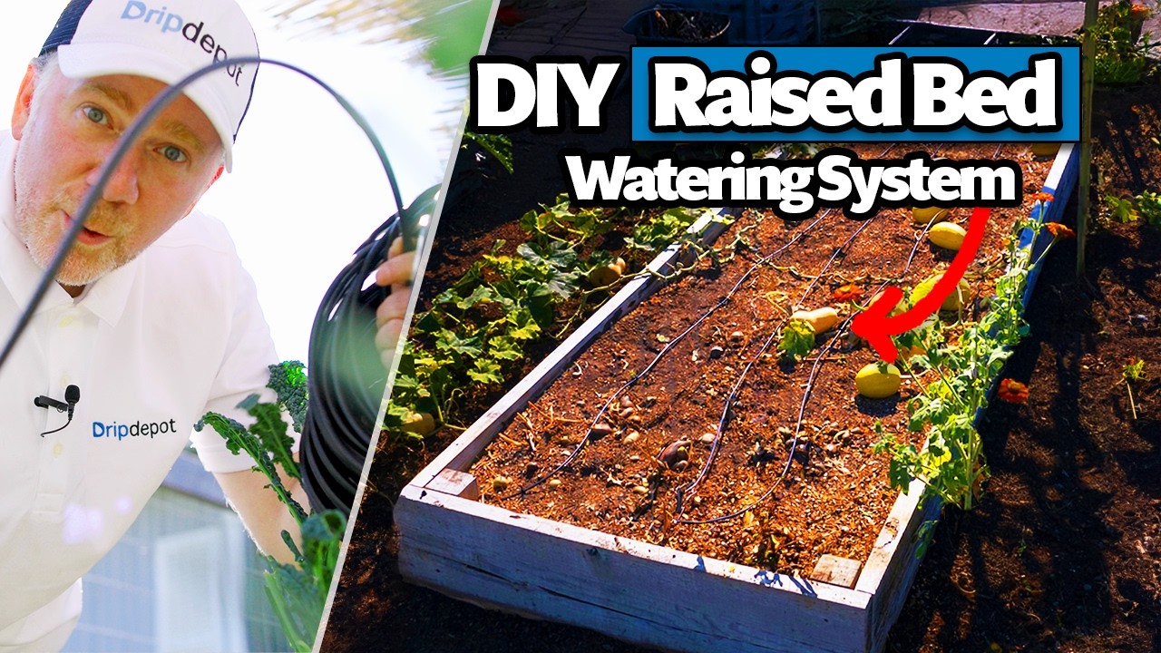How to Install Drip Irrigation for Raised Beds (Complete DIY Beginner's Guide)