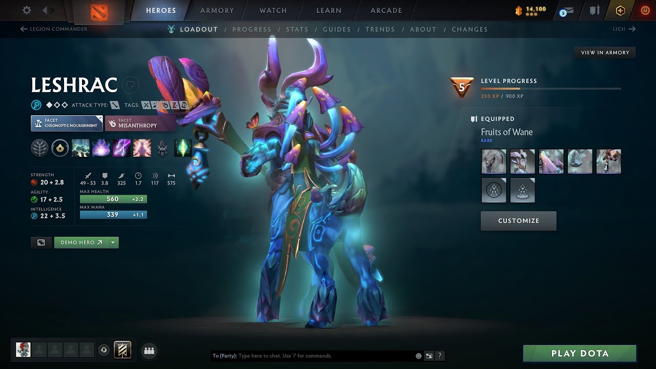 Dota 2 Gameplay: Turbo: Leshrac (No Commentary)