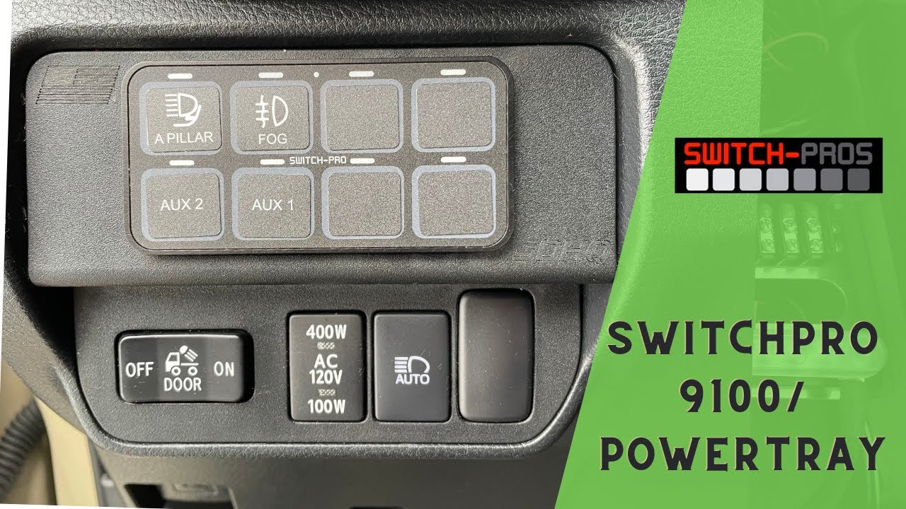 Switchpro 9100/Powertray/SDHQ Tacoma set up