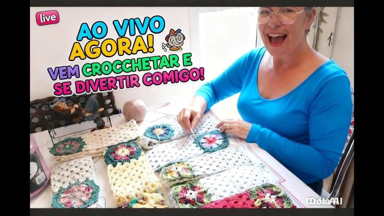 BORA CROCHETAR E CONVERSAR UM POUQUINHO?