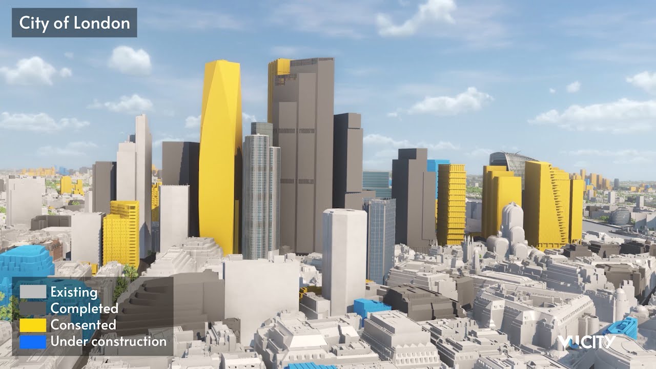 NLA’s 2025 Tall Buildings Survey - VU.CITY’s London Flythrough