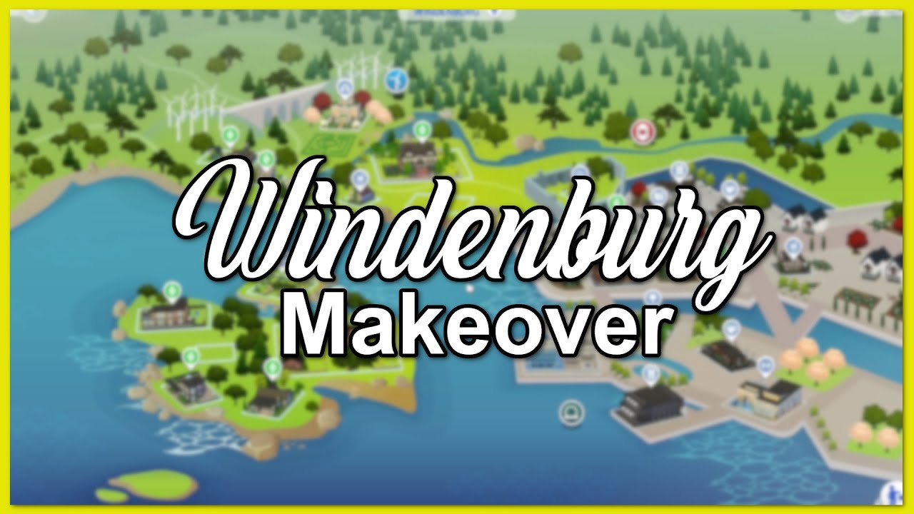 I renovated the whole of Windenburg // The Sims 4