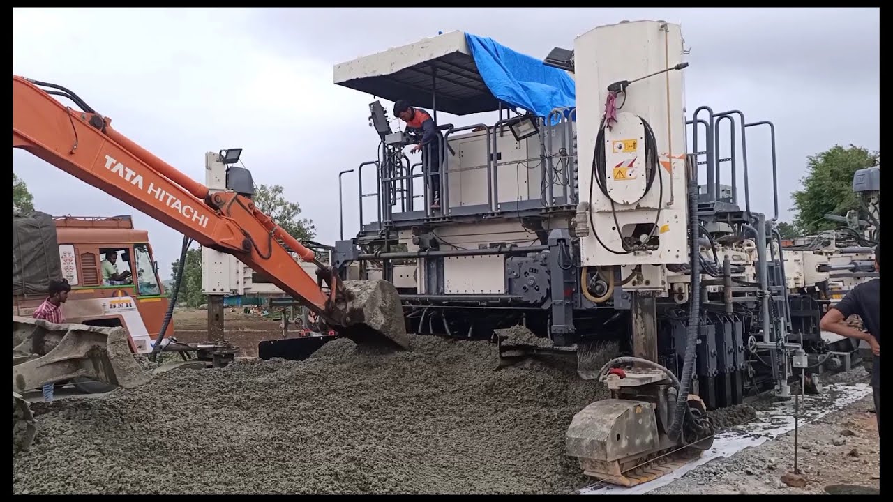 PQC paver 64 concrete Road pavers👌👌👍///jsm baba vilog