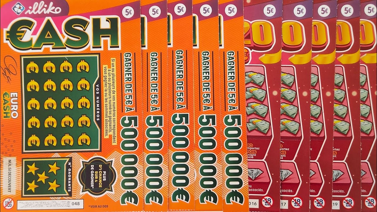 Grattage de 5 Cash VS 5 X20 😱🤑🍀🥰