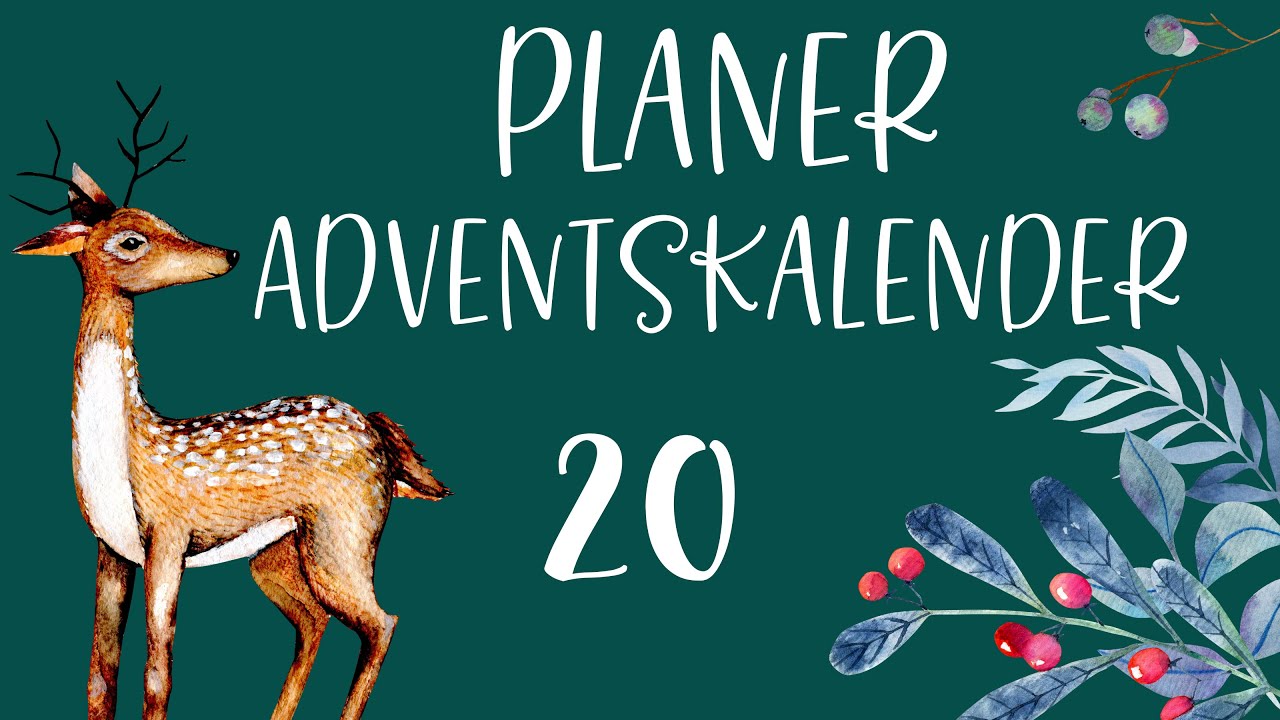 Türchen 20 | PLANERADVENTSKALENDER 2020 | FINANZPLANER SETUP 2021 | dekoriat