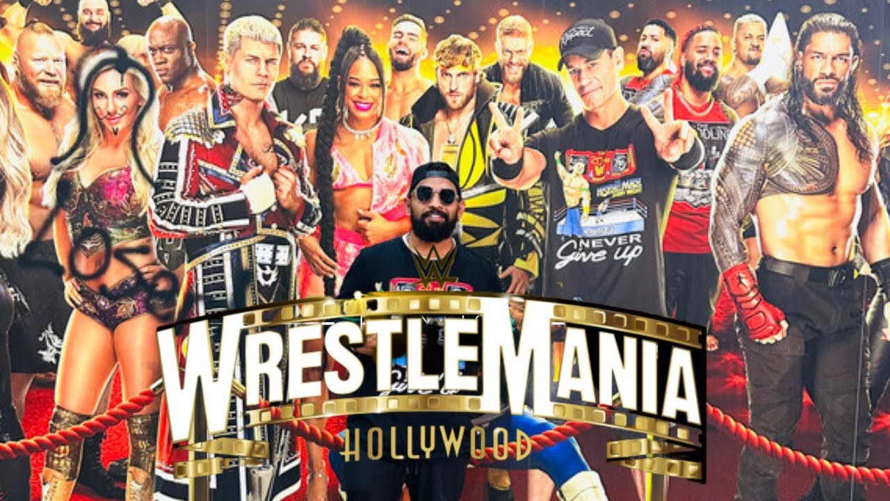 WWE Wrestlemania 39 Superstore : Los Angeles Convention Center ( WWE Srilankan Fan 🇺🇸🇱🇰 )