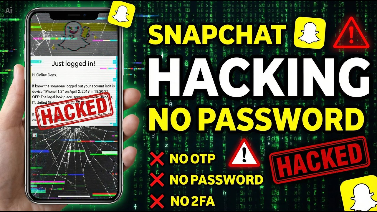 How Hackers Access Snapchat Remotely (Username ONLY Method)