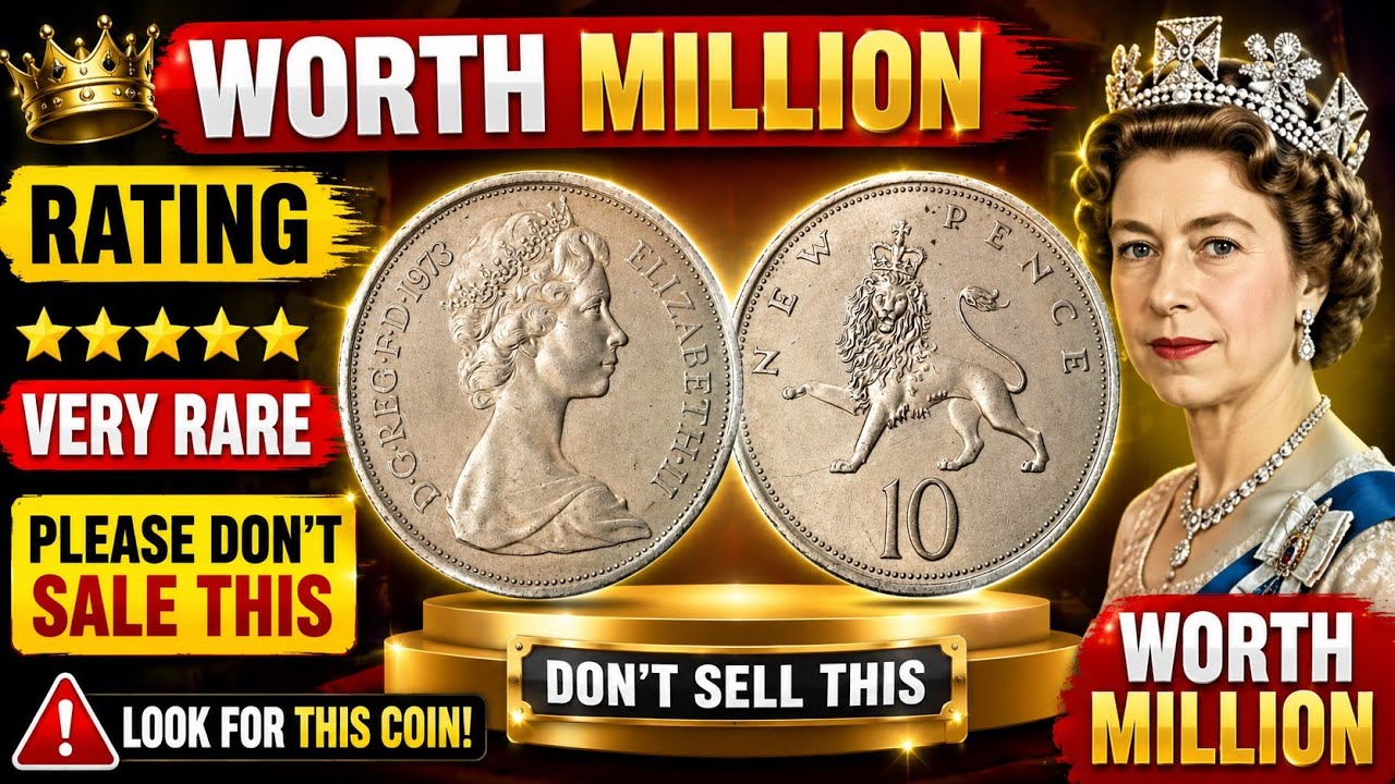 1973 UK 10 New Pence Coin Value | Rare British Coin Worth Big Money?