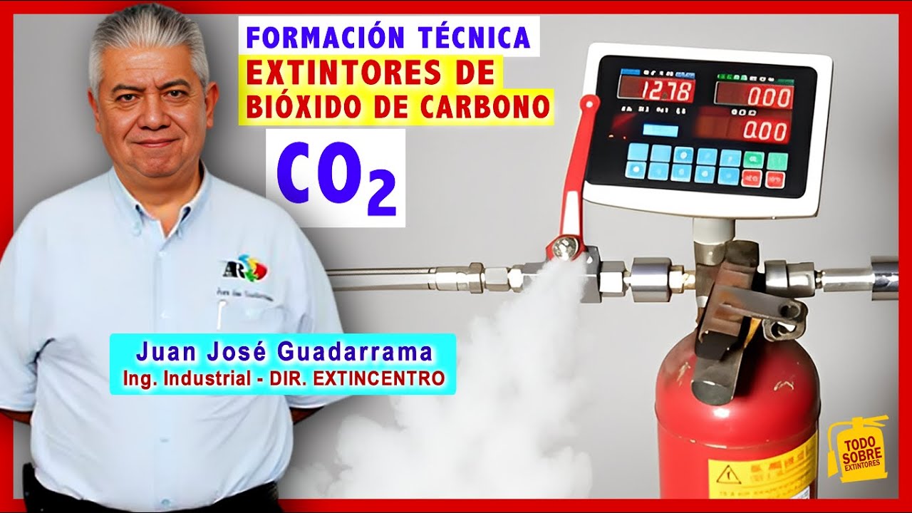 Recarga de EXTINTORES DE DIÓXIDO DE CARBONO - 🧯🔥 CAPACITACIÓN COMPLETA #co2