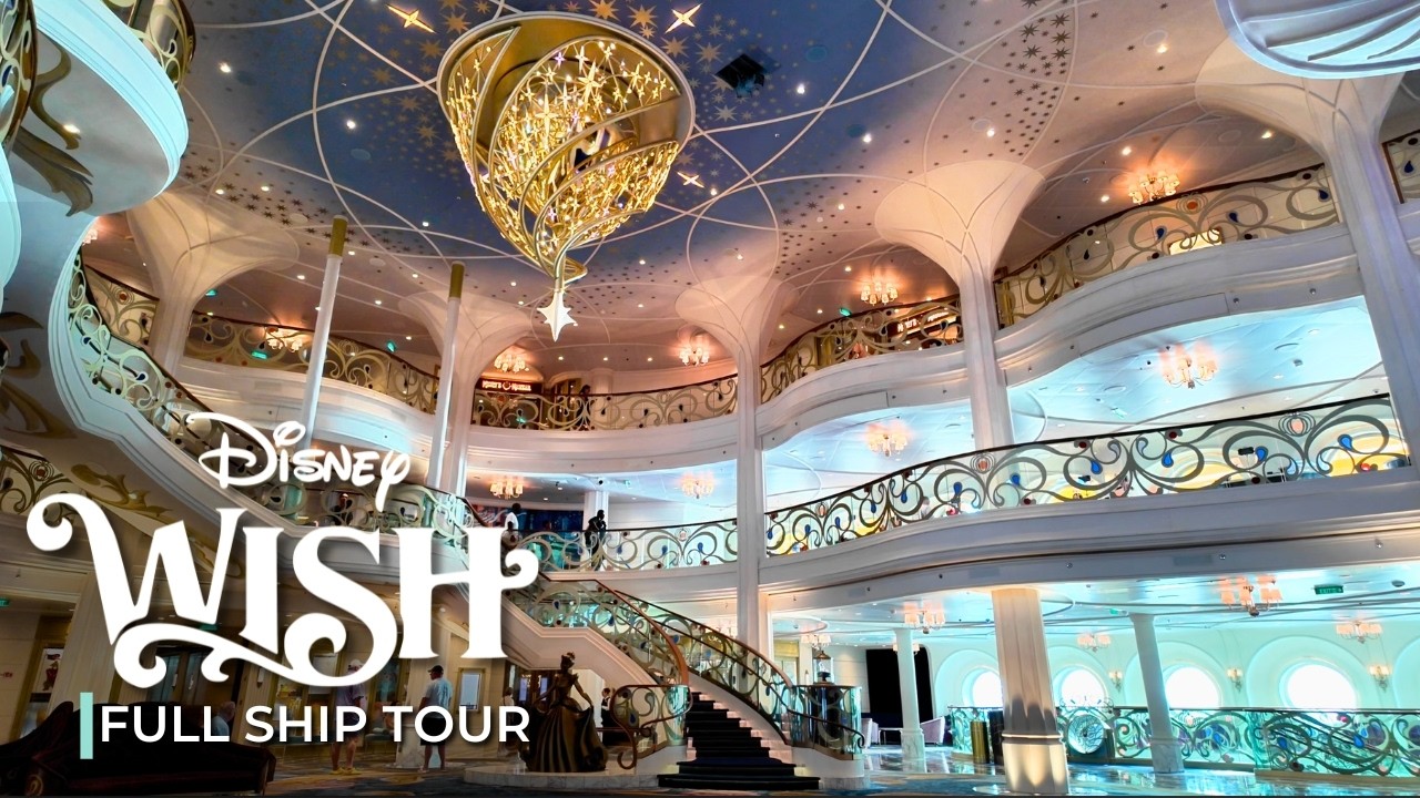 Disney Wish Full Cruise Ship Tour | 4K Walkthrough