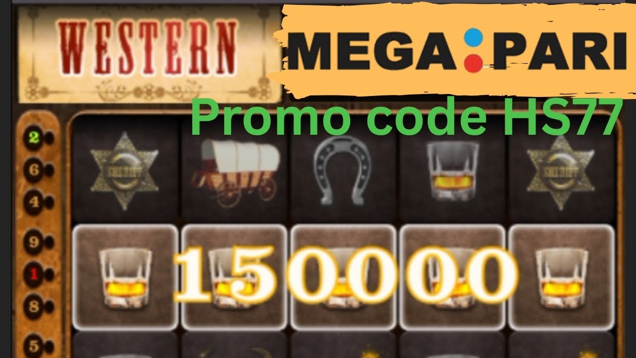 Megapari western slot game winning trick 💯🔥 promo code HS77 
