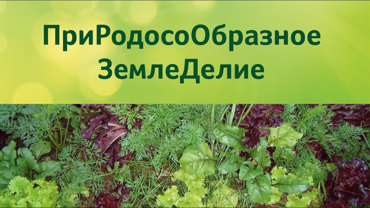 ПриРодосоОбразное ЗемлеДелие