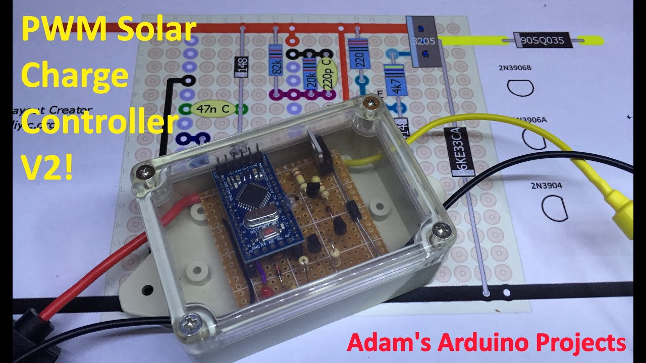 PWM Solar Charge Controller Version 2 - Adam's Arduino Projects