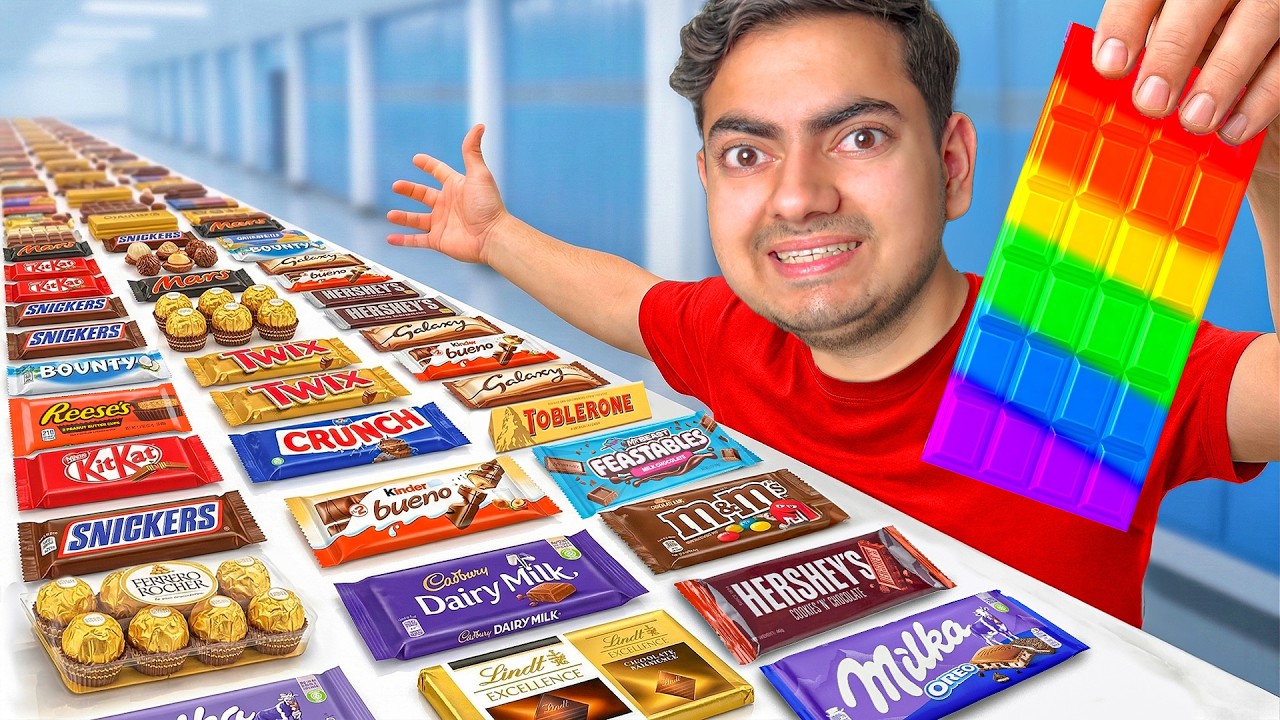 We Mixed All The Chocolates In The World!!