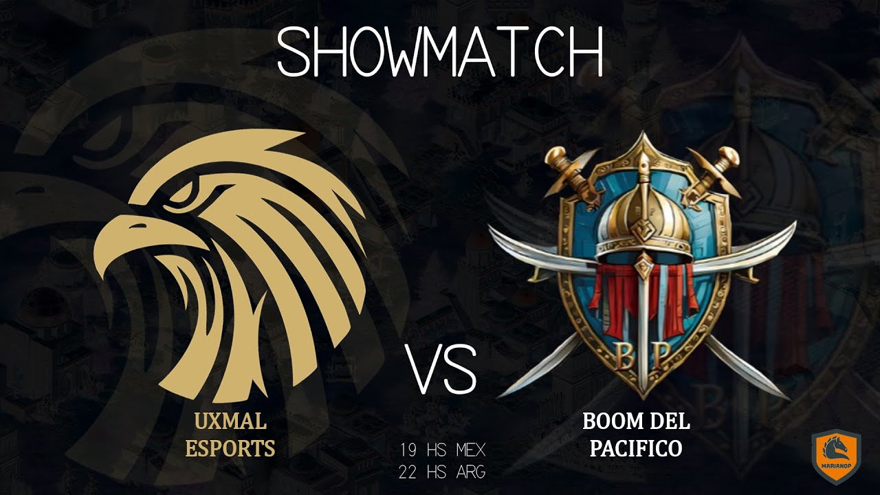 UXMAL vs BOOM DEL PACIFICO - SHOWMATCH | AOE 2 DE