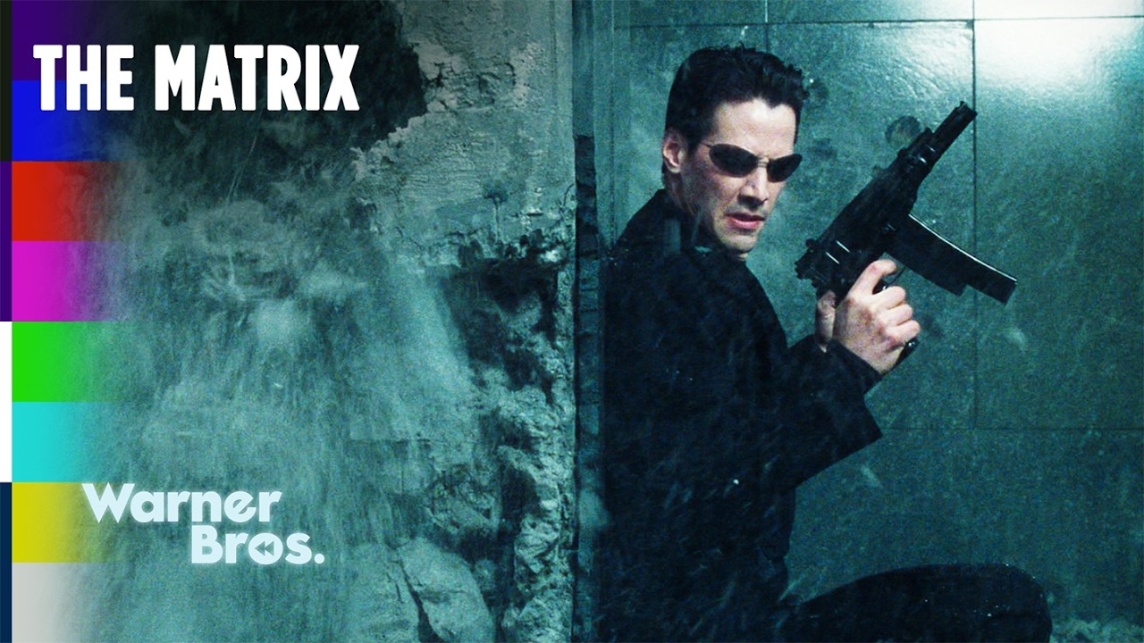 The Matrix | Bullet Time Scene | Warner Bros. Rewind