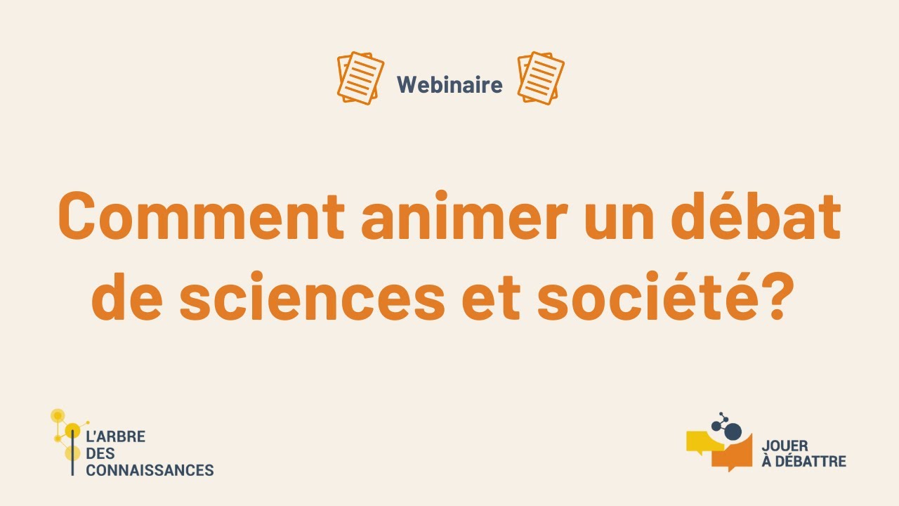 Webinaire | Comment animer un débat | Avec Florence Malka de l'ETSL
