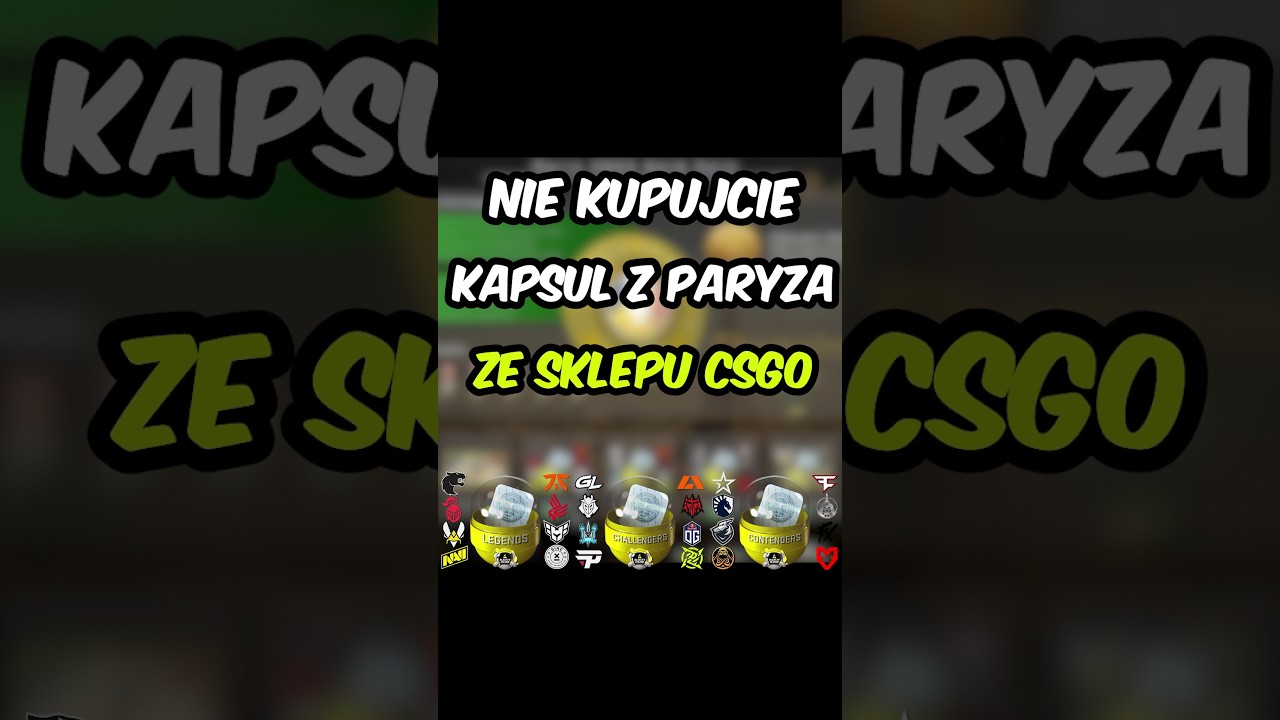 Nie kupujcie kapsuł z Paryża w CSGO #csgo #counterstrike #parismajor #opening