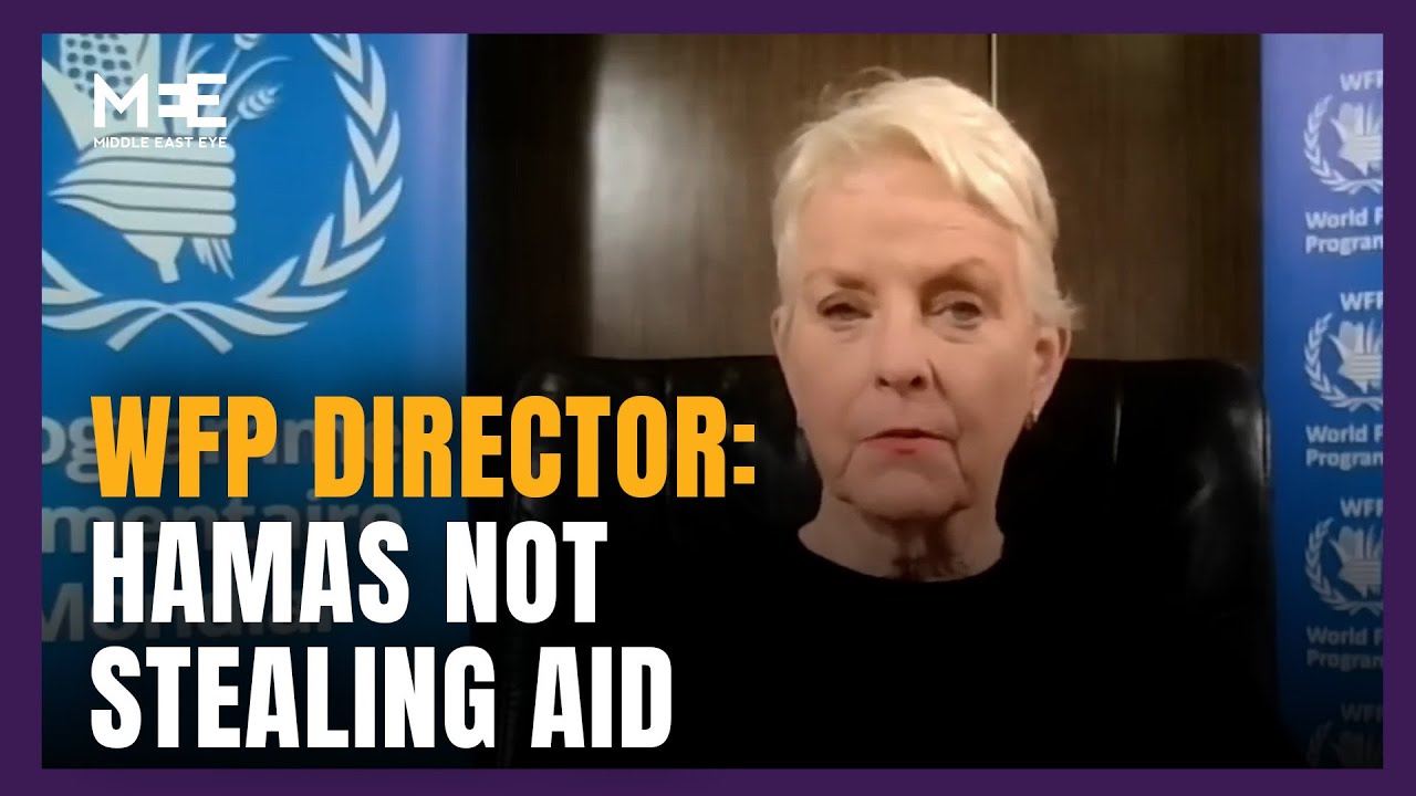 WFP director says Hamas is not stealing aid and Israel has only let ‘drop in the bucket’ aid pass