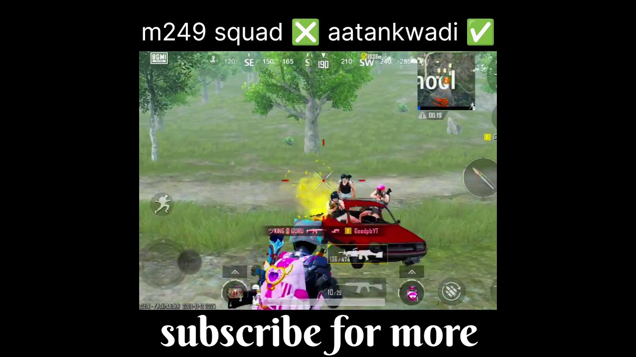 M249 squad❎ aatankwadi ✅ funny moment🤣🤣 #pubgmobile #bgmi #pubg #gaming #bgmifunny  #m249shorts
