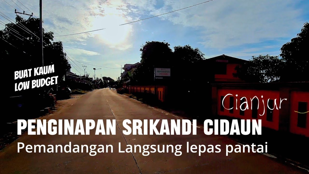 Penginapan Srikandi di tepi pantai Cidaun Cianjur ‼️ Bersih , Murah dan ramah di kantong 