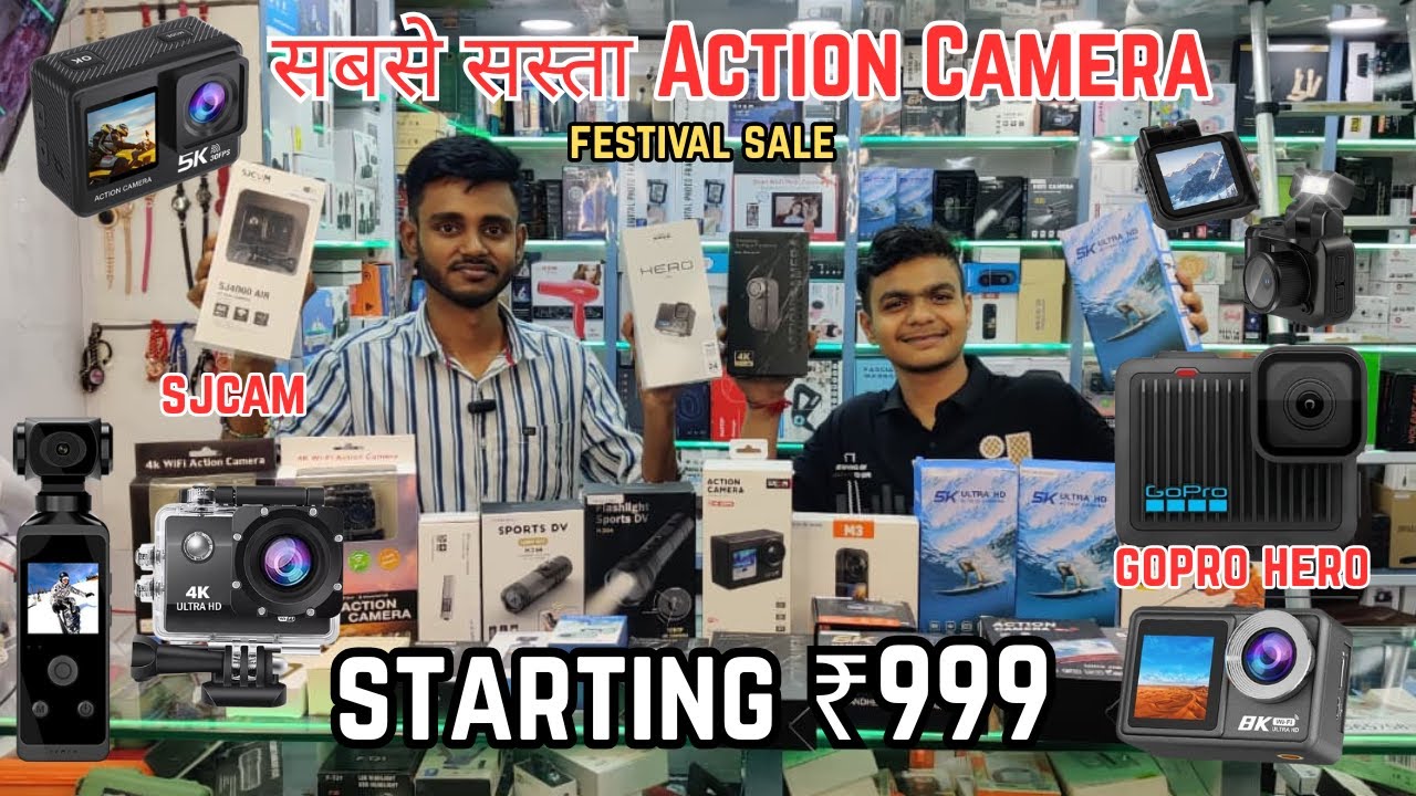 Cheapest GoPro & SJCAM India 🔥 Starting ₹999 | 4K 8K Action Camera | Full Comparison & Deals