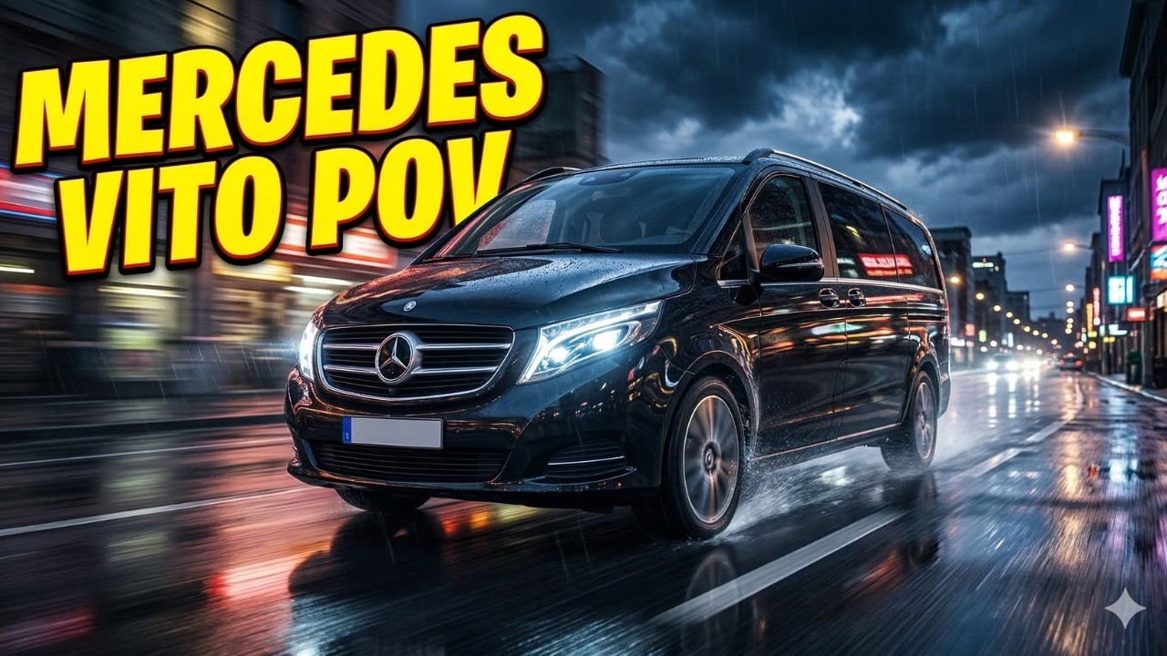 POV: Delivering VIP Passengers in Mercedes V-Class | BeamNG.drive