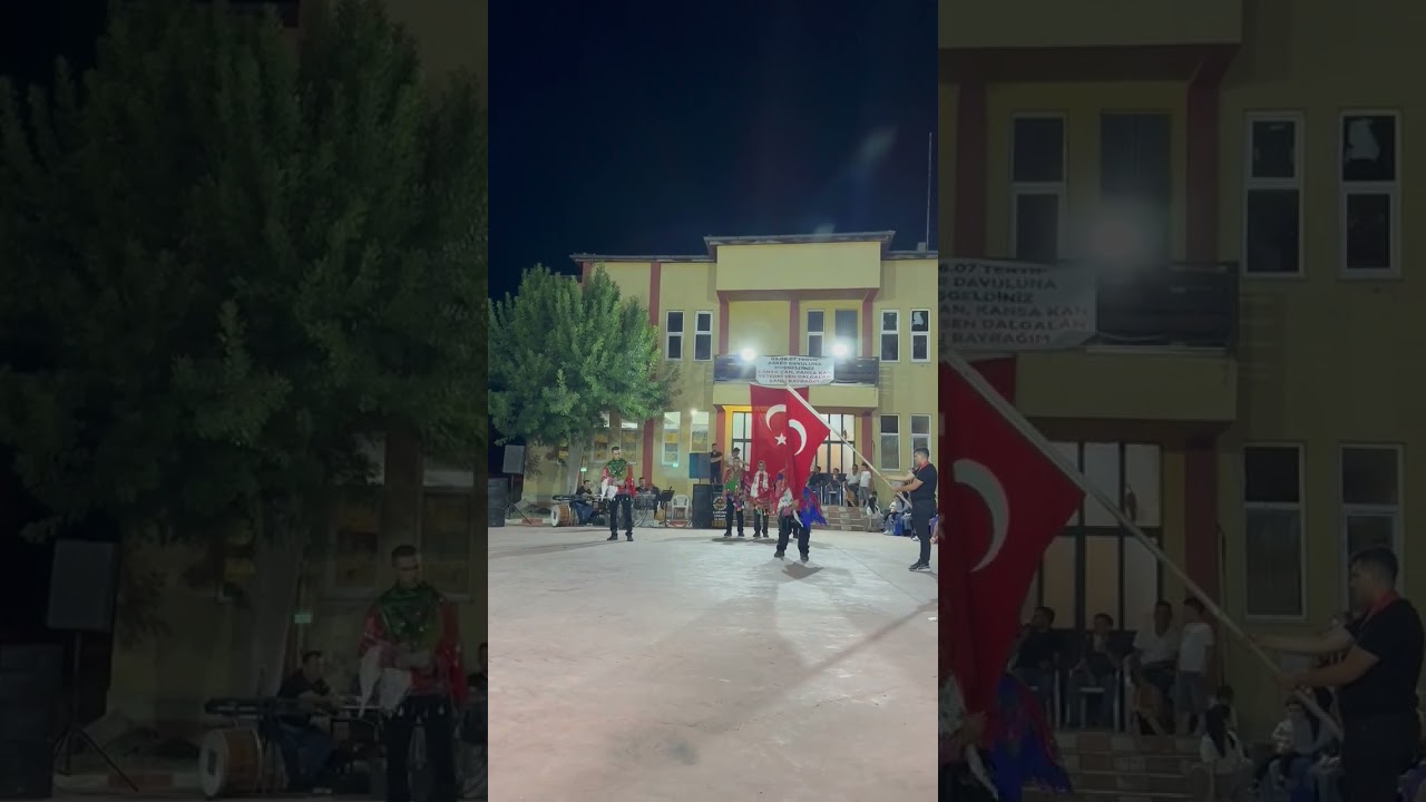 Kütahya Gediz Akçaalan Mahallesi, Asker Eğlencesi töreninin başlangıç anı