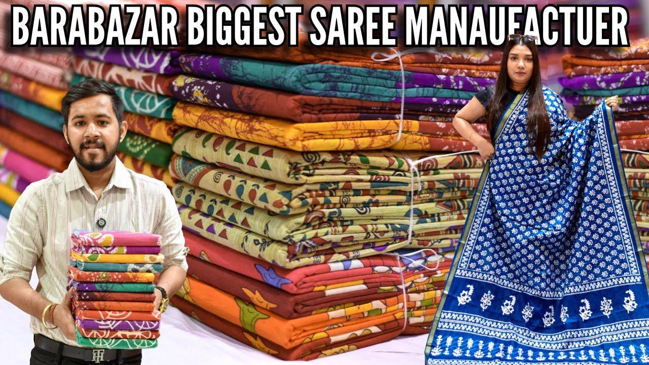 Barabazar Saree market 2025 | Barabazar Durga puja saree Collection 2025 | Devesh Saree barabazar