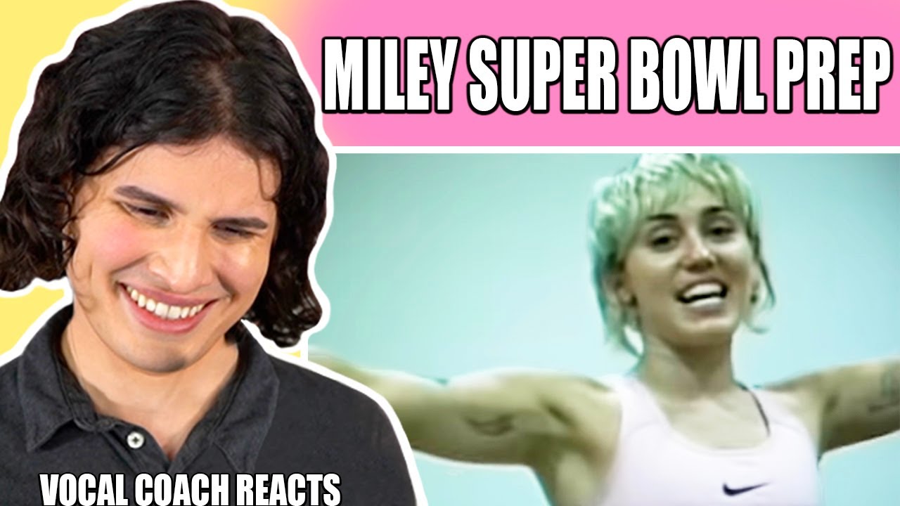 Vocal Coach Reacts to Miley Cyrus - Angels Like You  (Super Bowl Prep)
