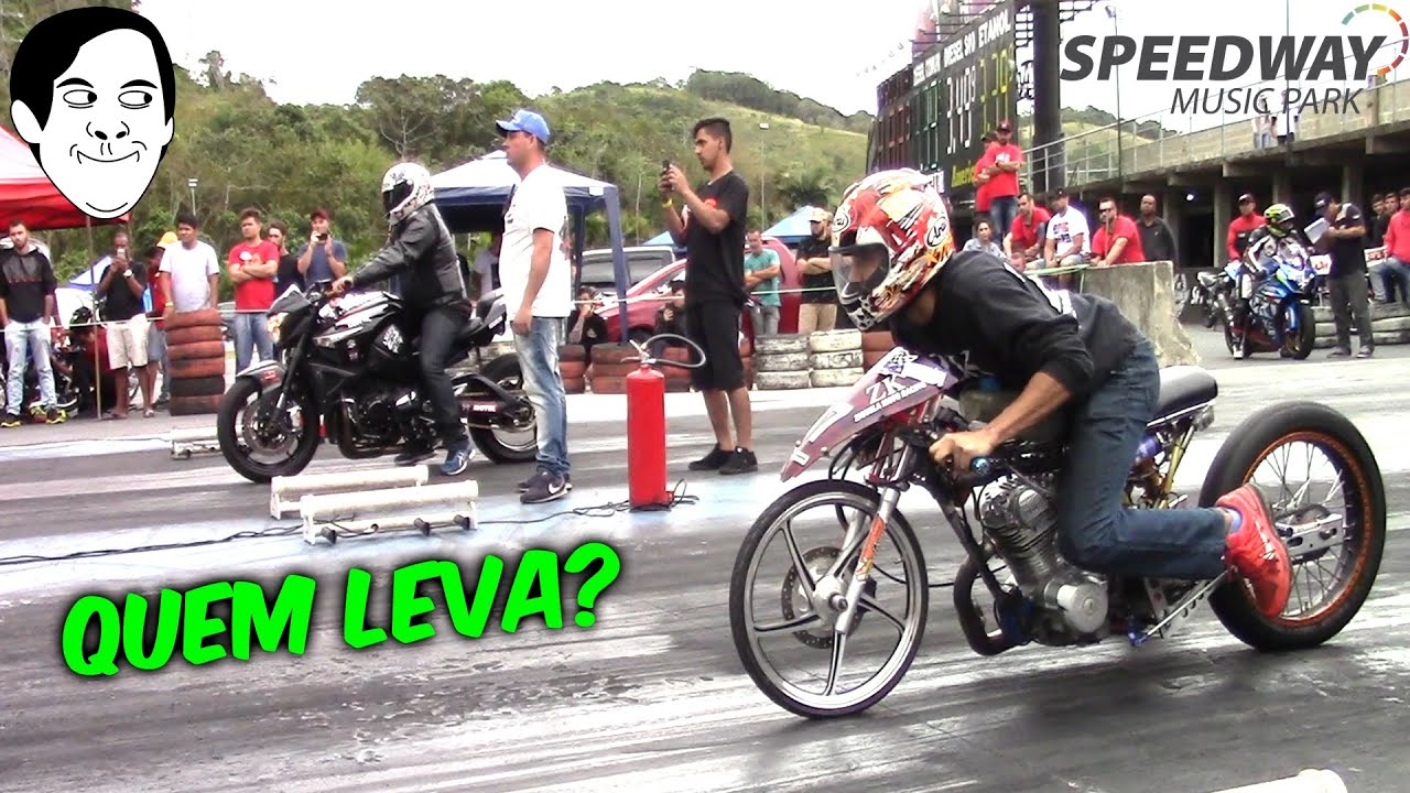 B-KING VS CG #ARRANCADA DE MOTOS EM BC#