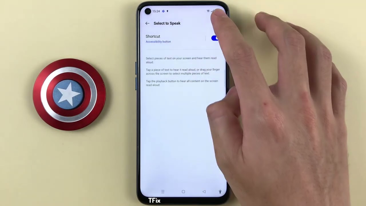Select to speak on Realme 6 Android 11