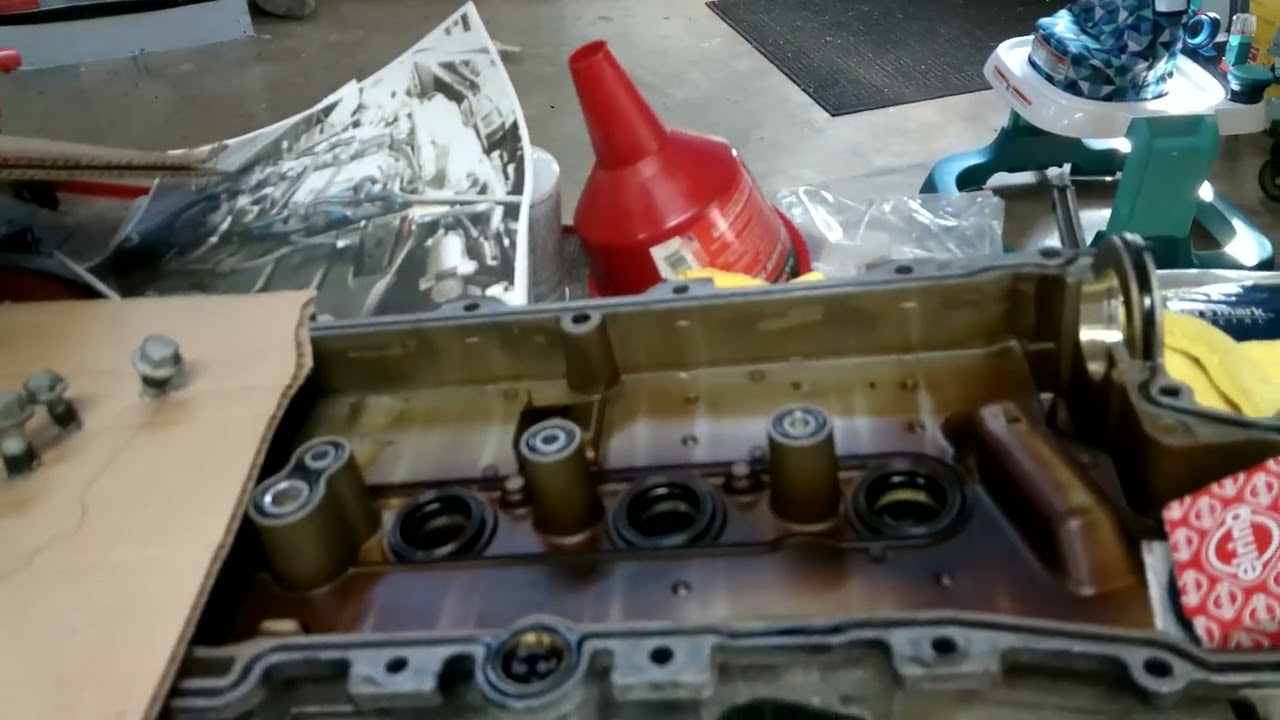 2015 Cadillac ATS 2.0 turbo valve cover, vacuum pump, timing chain replacement