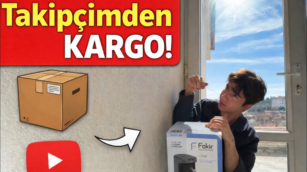 TAKİPÇİMDEN HEDİYE 🎁 KOÇUMDAN KARGO 📦