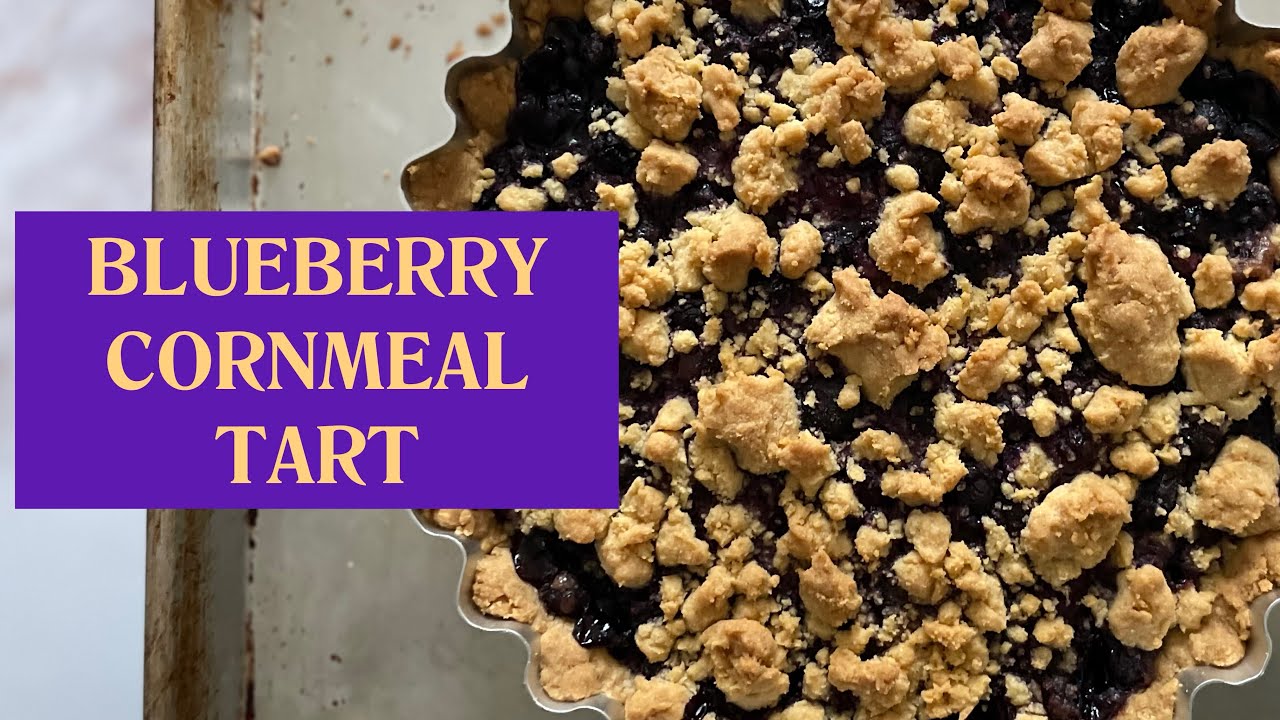 Blueberry Cornmeal Shortbread Tart by Alison Roman | Sweet Enough