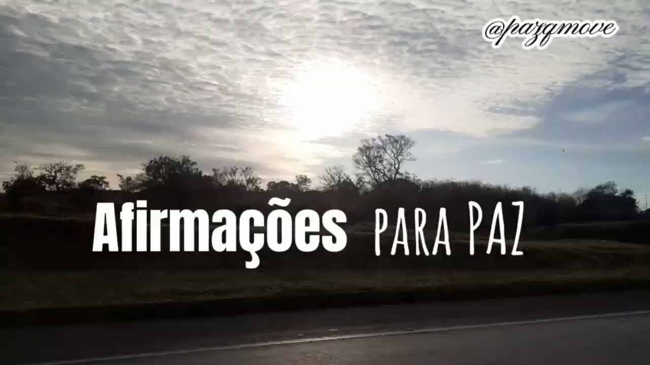 Afirmações para Paz